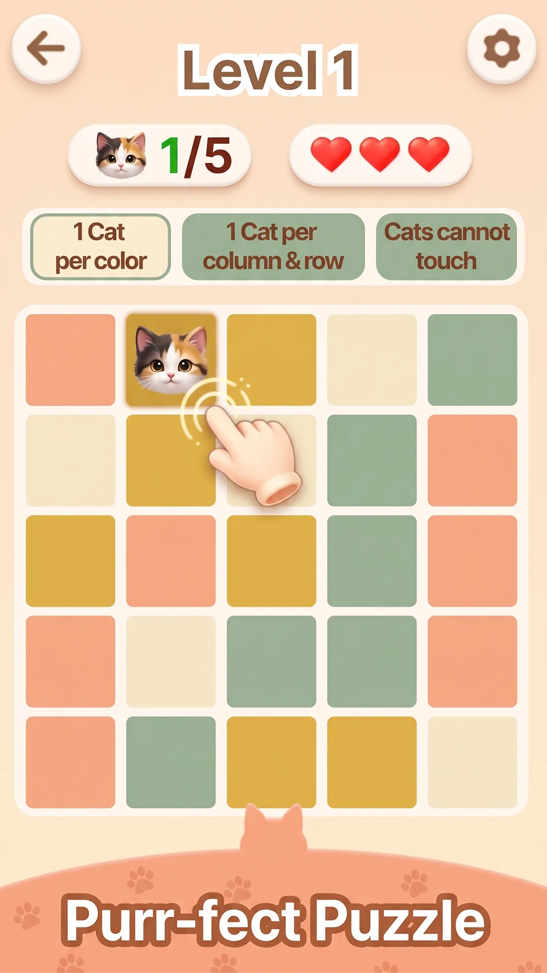 kittendoku: Mind Puzzle Games screenshot